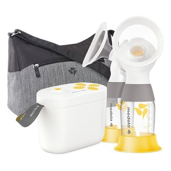 Medela breast pump, cooler and tote