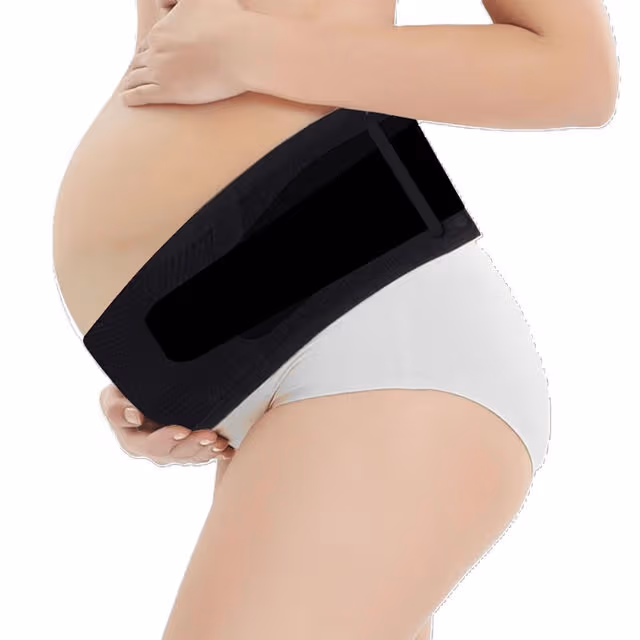 Maternity Support Band Woman wearing pregnancy support band