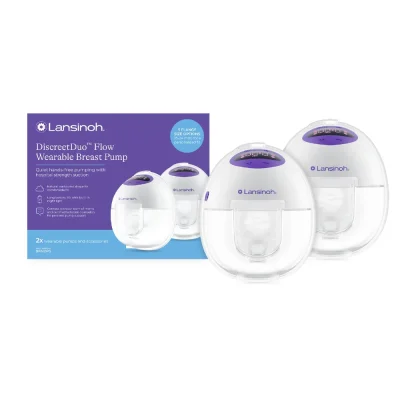 Product photo of the Lansinoh Discreet Duo Wearable Pump