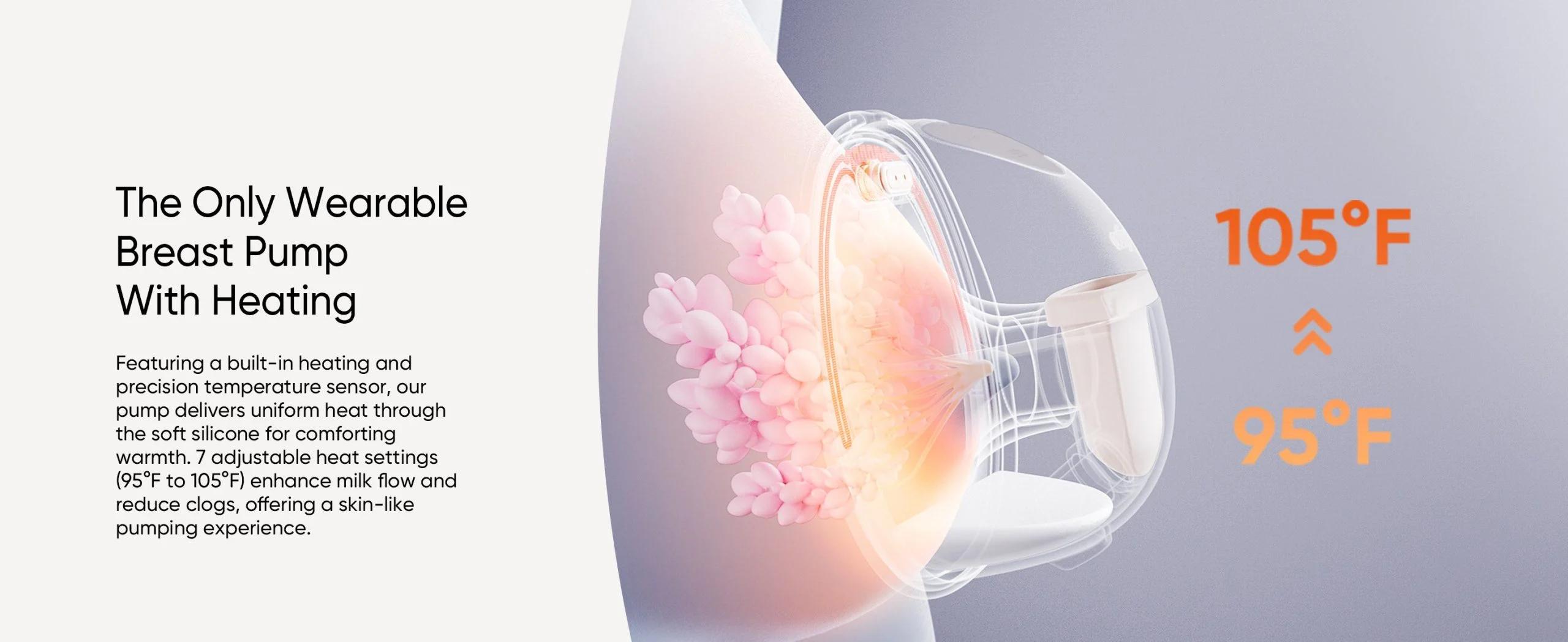The Only Heated Breast Pump In The World Infographic