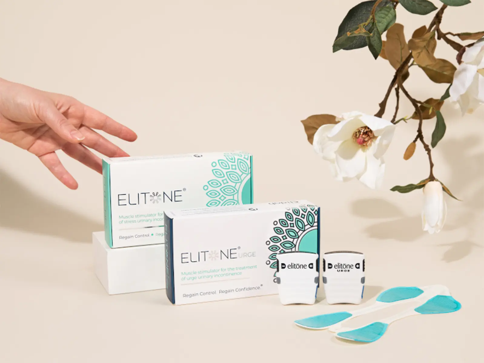 Product image photography of the Elitone pelvic floor trainers