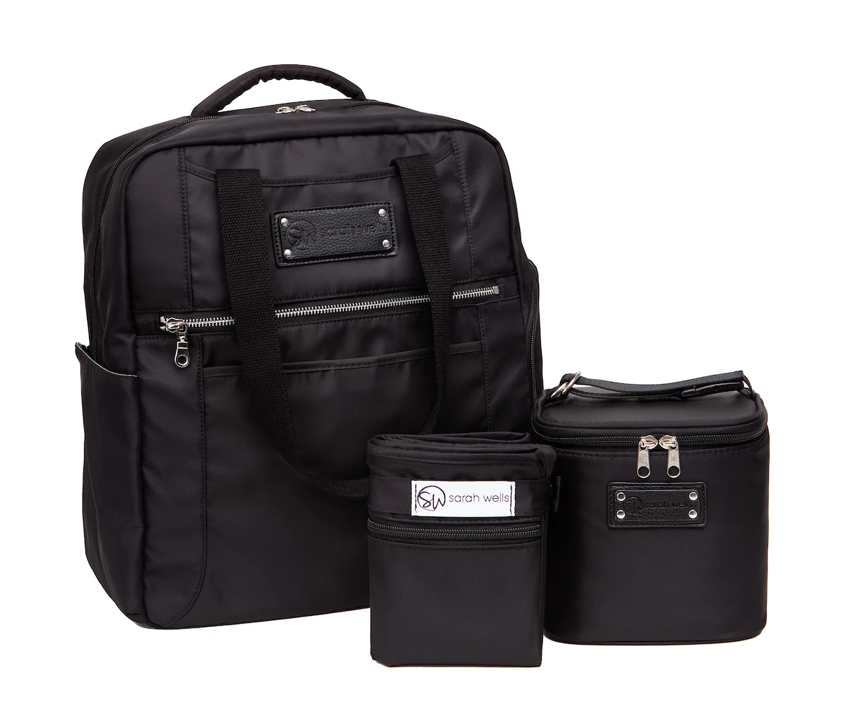 Sarah Wells Kelly breast pump bag set