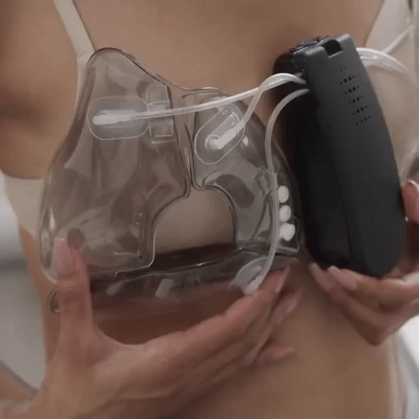Lilu massage bra demonstration