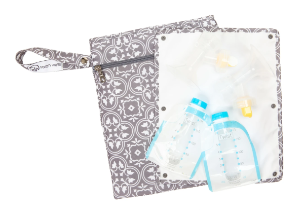 Pumparoo wet/dry bag and staging mat