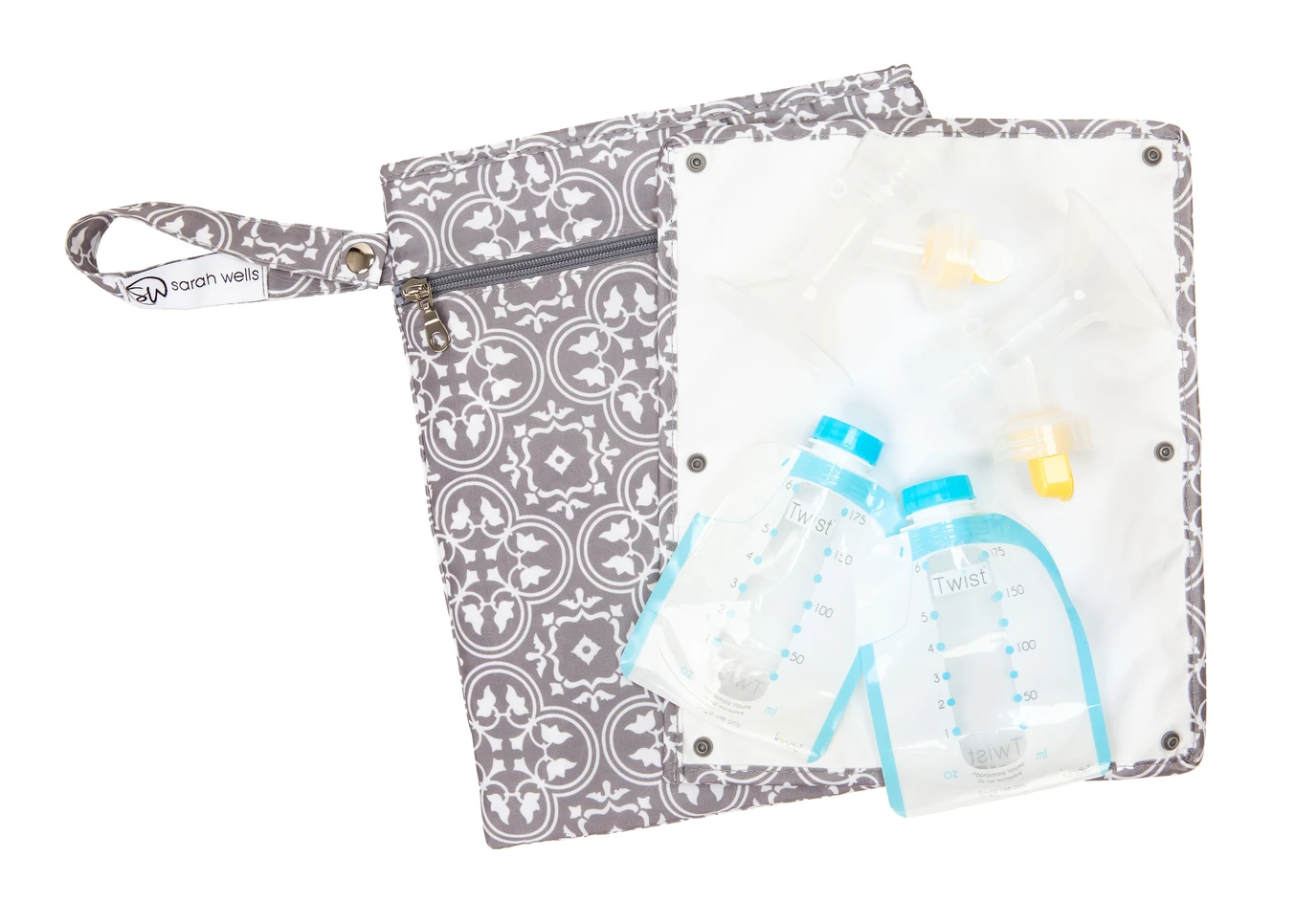 Pumparoo wet/dry bag and staging mat