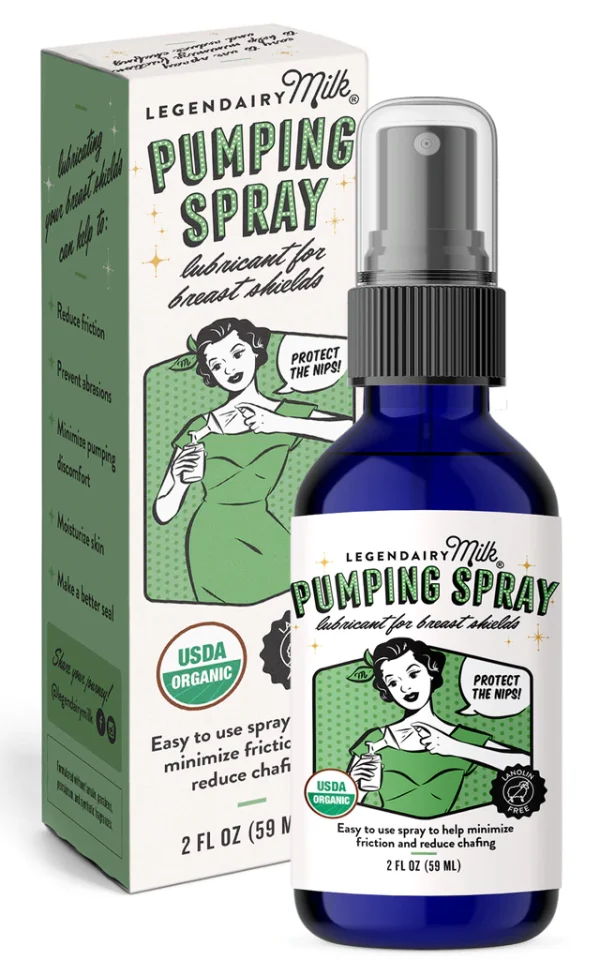 Legendairy Milk Pumping Spray Bottle and box